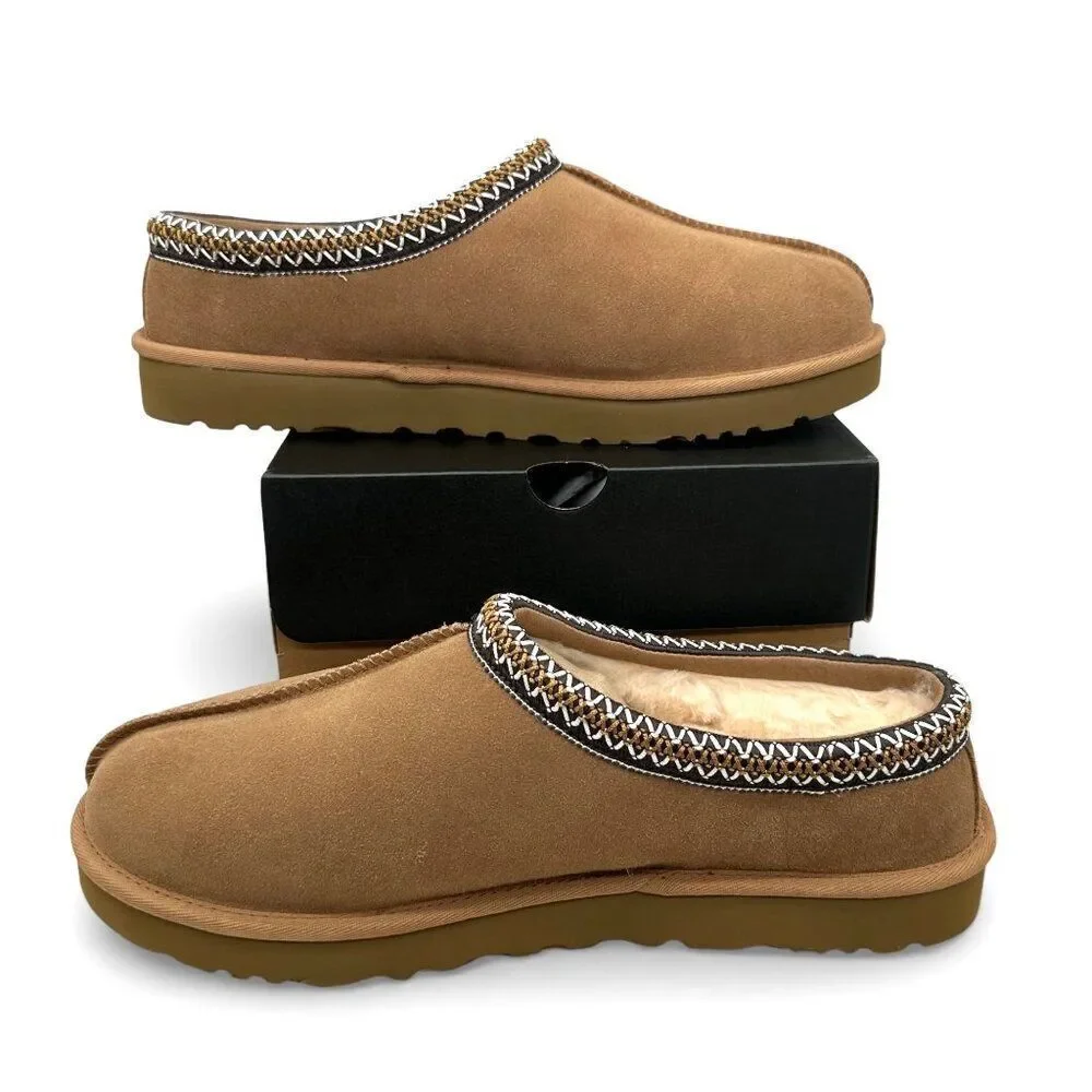 UGG Tasman II Shearling Slipper Slide Chestnut Slip-on Men’s 12 New In Box